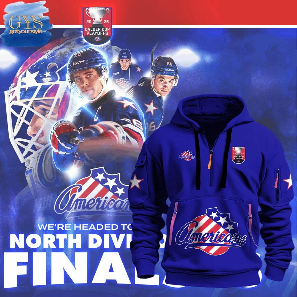 Rochester Americans North Division Finals Quarter Zip Hoodie QTZ0601