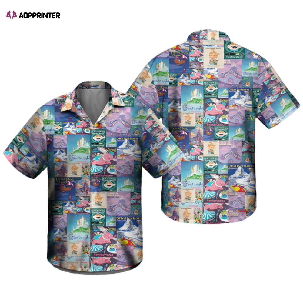 Fantasyland Disney Inspired Hawaiian Shirt HW0601