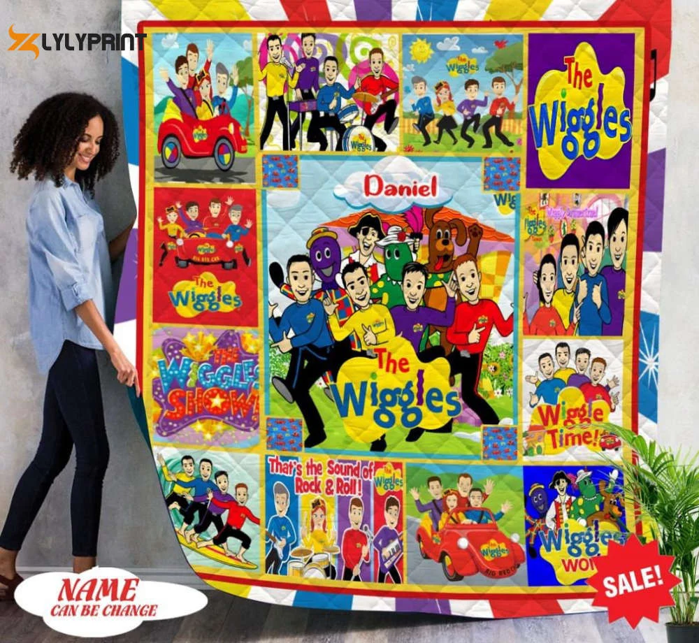 The wiggles Quilt Blanket For Fans Home Decor Gift , Soft Quilt, King Size, All Season Cozy Quilt QB0901
