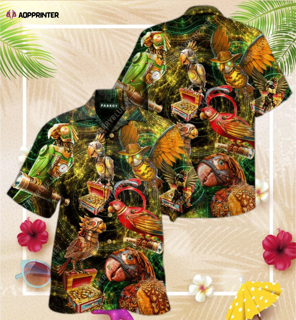 A Day Without Parrot Is Like A Day Without Sunshine Unisex Hawaiian Shirt, Gift For Men And Women HW0601