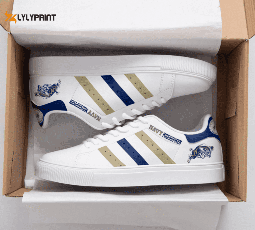 Navy Midshipmen Skate Shoes For Men Women Fans Gift  ST0801