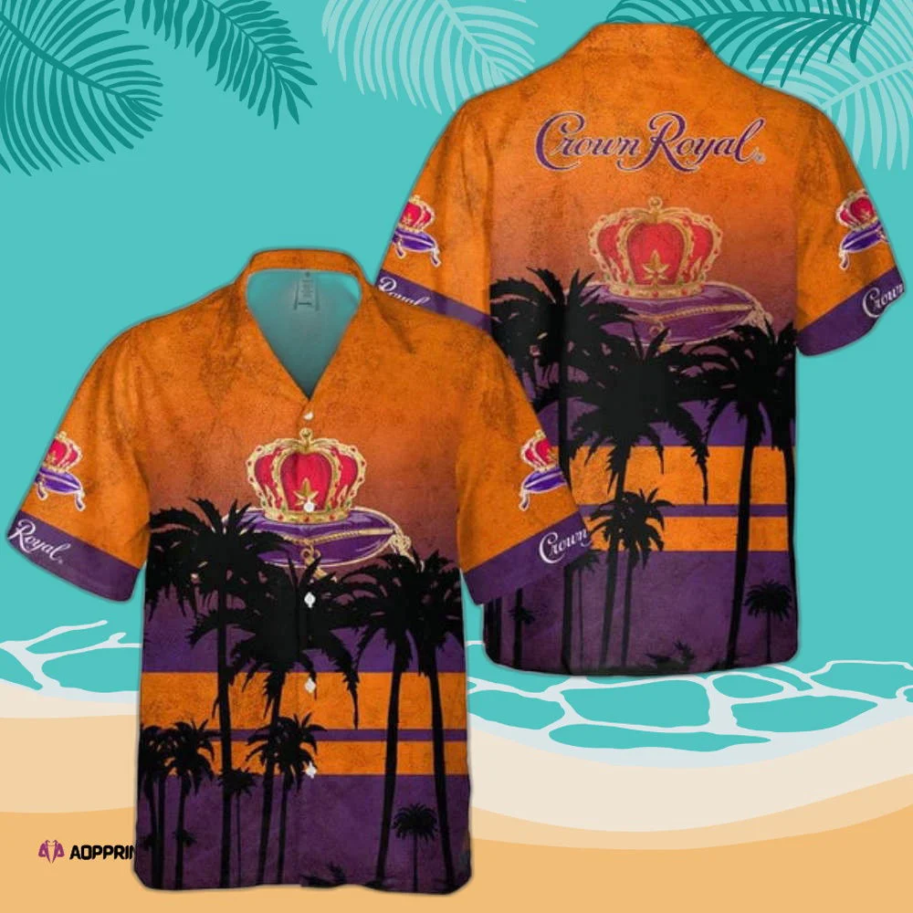 Summer Vibes Crown Royal Hawaiian Shirt Vintage 01 HW0601
