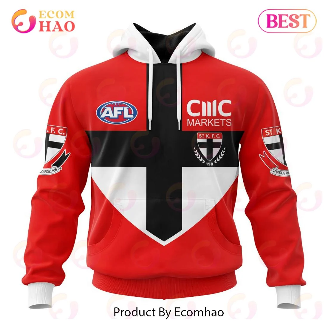 AFL St Kilda Football Clash Home Kits 2023 3D Hoodie, Zip Hoodie, Man - Women, Warm, Premium Quality HZ0501