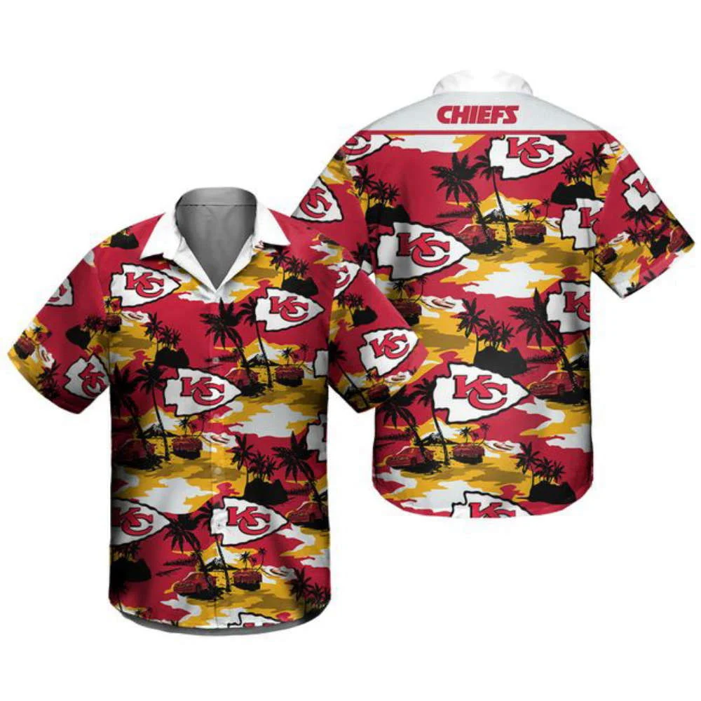 Kansa.s City Chiefs Men Football Hawaiian Shirt HW0601