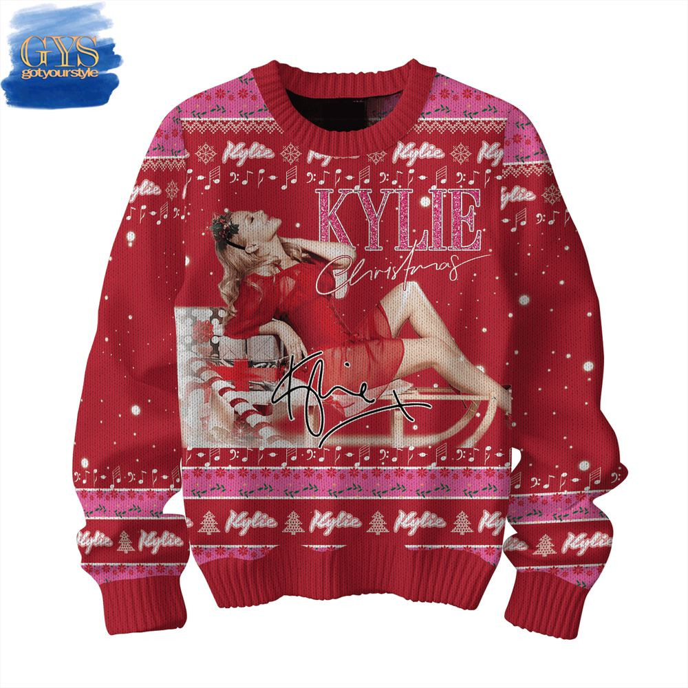 Kylie Minogue Everyday Is Like Christmas Ugly Sweater , Cozy Soft Unisex Pullover SW0601