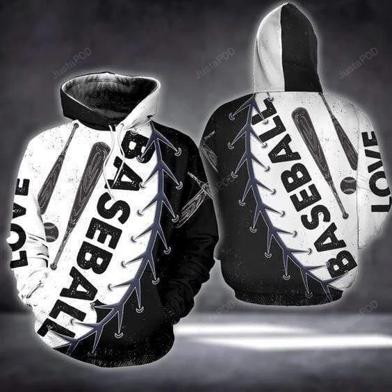 Baseball Bat Love 3D All Print Hoodie, Zip- Up Hoodie HZ0501