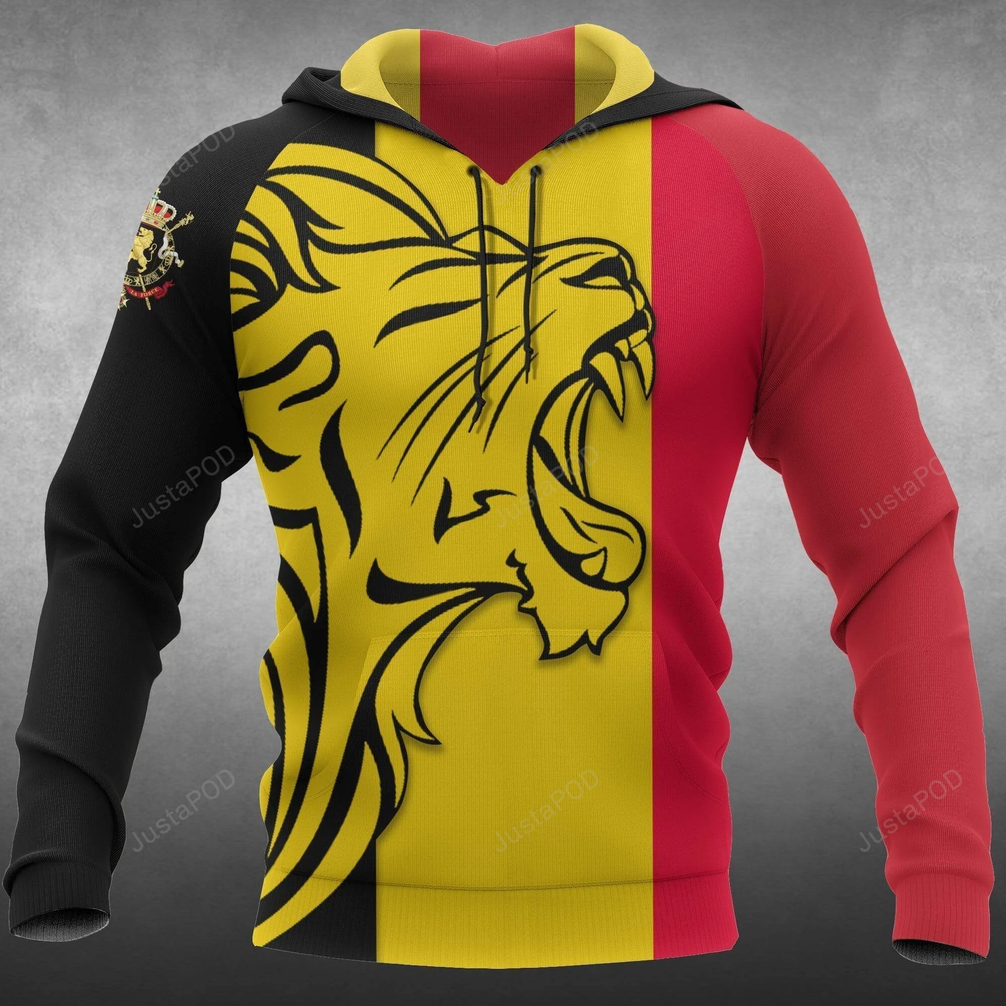 The Lion In Belgium 3D All Over Print Hoodie, Zip-up Hoodie HZ0501