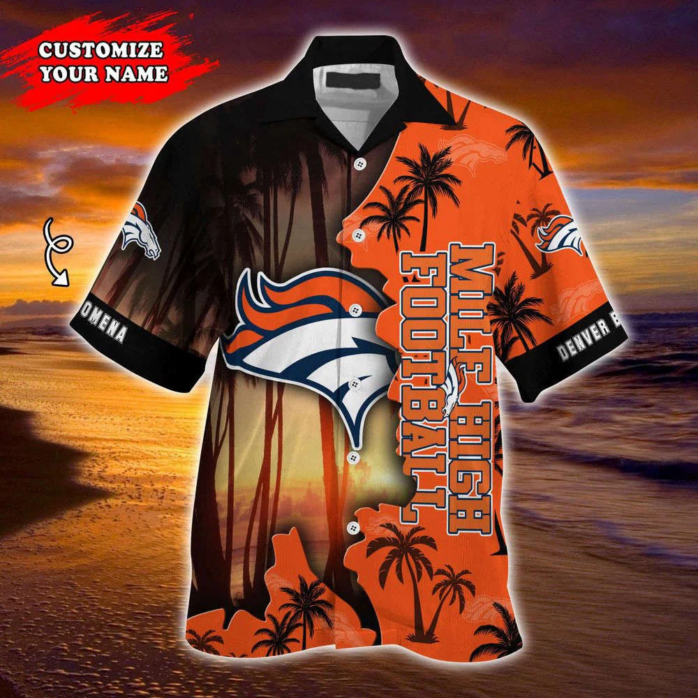 Denver Broncos NFL-Customized Summer Hawaii Shirt For Sports Enthusiasts HW0601