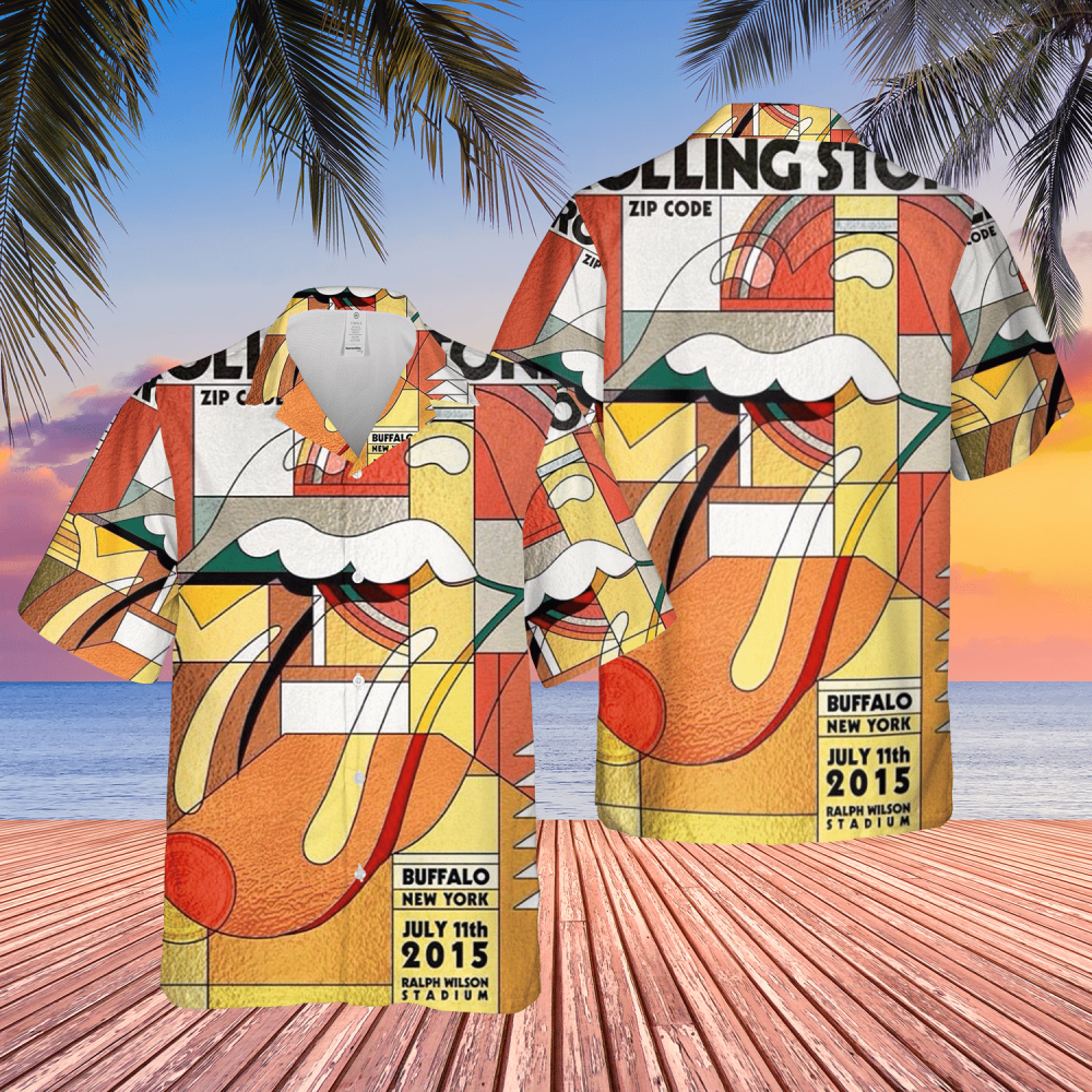The Rolling Stones Buffalo New York Hawaiian Shirt HW0601