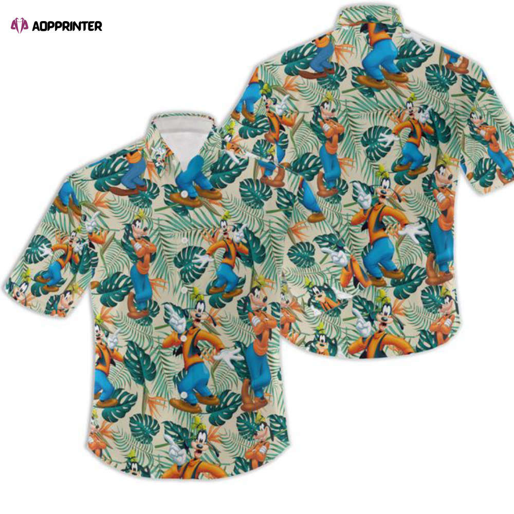 Disney Goofy Beach Hawaiian Shirt HW0601