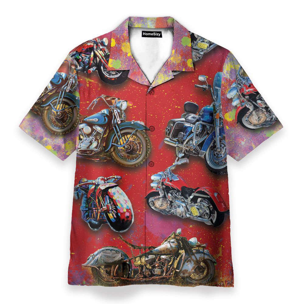 Motobike Hawaiian Shirt, Gift For Men Women HW0601