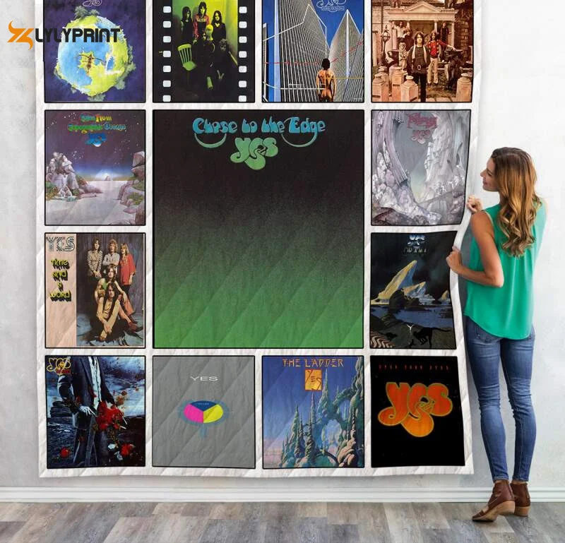 Yes Band Albums 3D Quilt Blanket , Soft Quilt, King Size, All Season Cozy Quilt QB0901