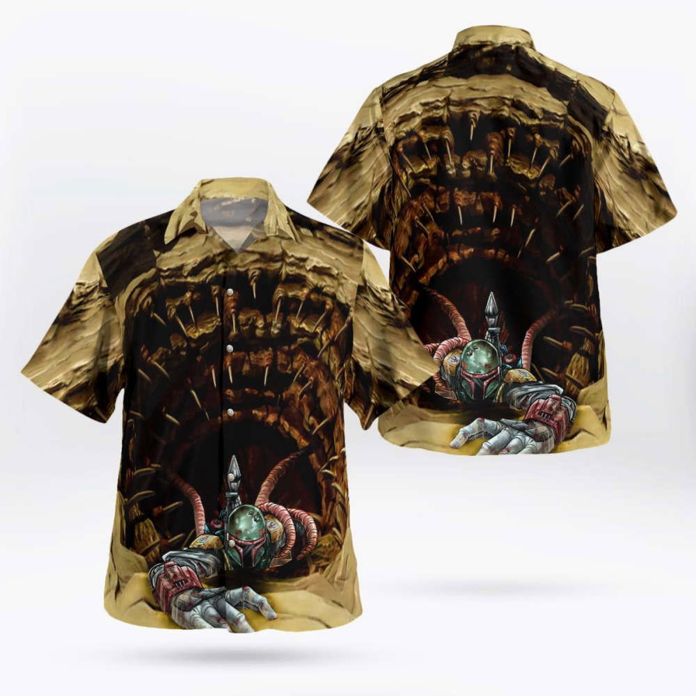 Star Wars Boba Fett Sarlacc Hawaiian Shirt Summer 2023 Hot HW0601