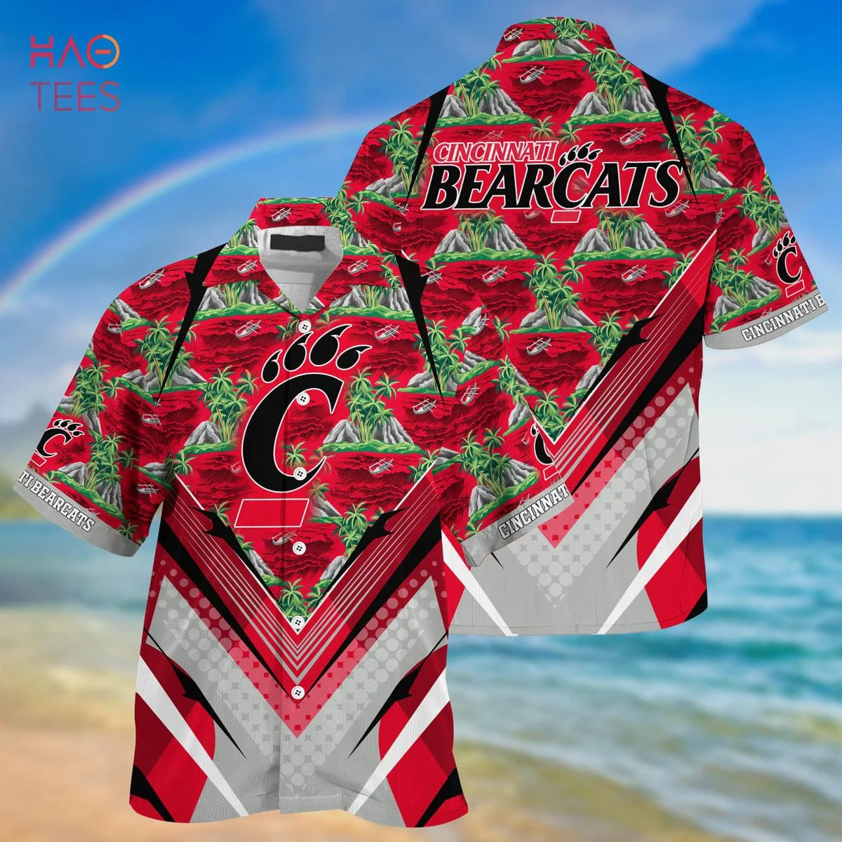 Cincinnati Bearcats 03 Button Up Summer 2023 Hawaiian Shirt HW0601