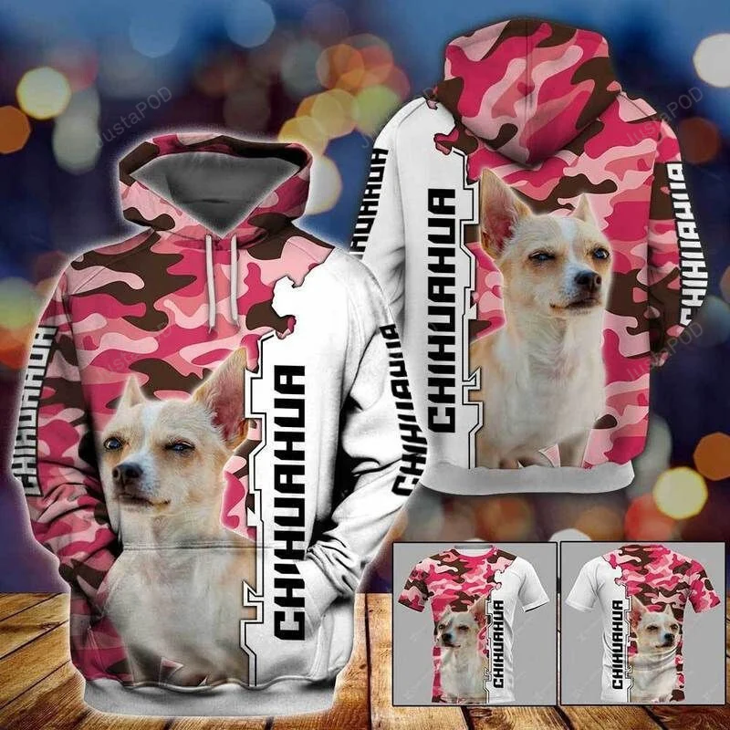 Chihuahua Dog 3D All Over Printed Hoodie, Zip- Up Hoodie HZ0501