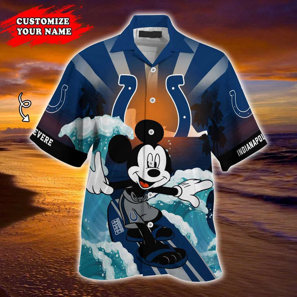 Indianapolis Colts NFL-Summer Customized Hawaii Shirt For Sports Fans HW0601