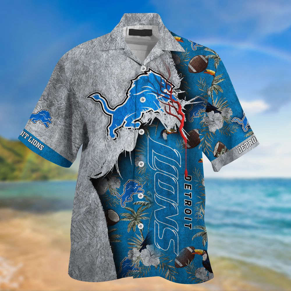 Detroit Lions NFL-God Hawaii Shirt New Gift For Summer HW0601