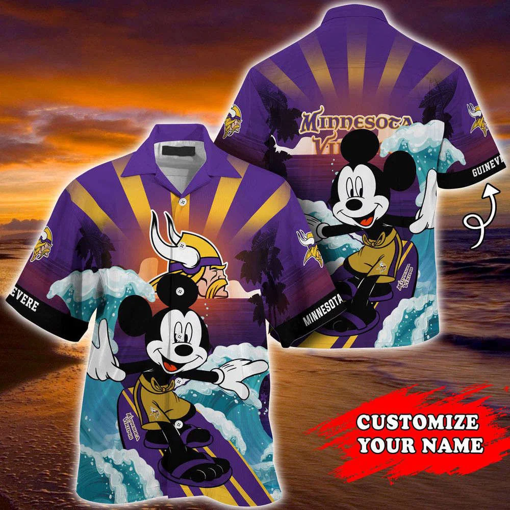 Minnesota Vikings NFL-Summer Customized Hawaii Shirt For Sports Fans HW0601