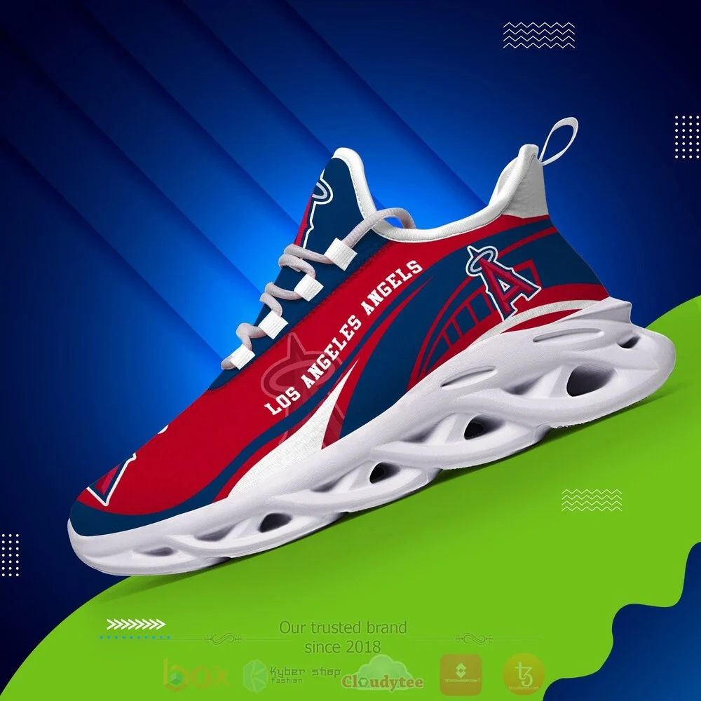 Custom MLB Los Angeles Angels Max Soul Shoes V1 Men Women MS0601