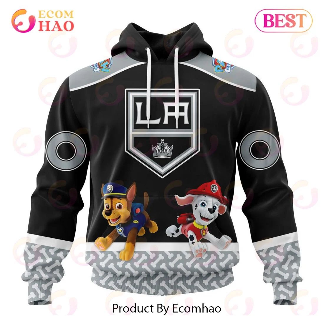 Los Angeles Kings Special Paw Patrol Design 3D Hoodie, Zip Hoodie, Man - Women, Warm, Premium Quality HZ0501