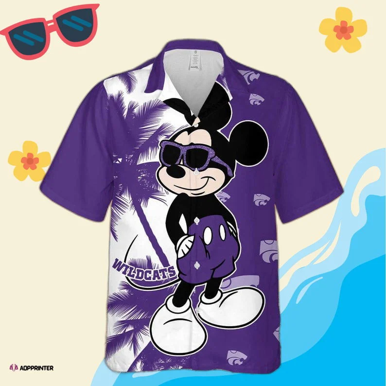 Hot Purple Swag Mickey Mouse Disney Cartoon Hawaiian Shirt HW0601
