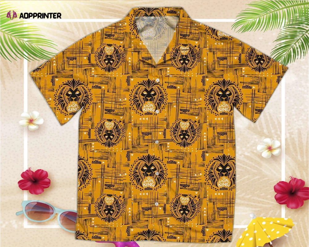 The Lion King Animal Kingdom Disney Hawaiian Shirt, Gift For Men Women HW0601
