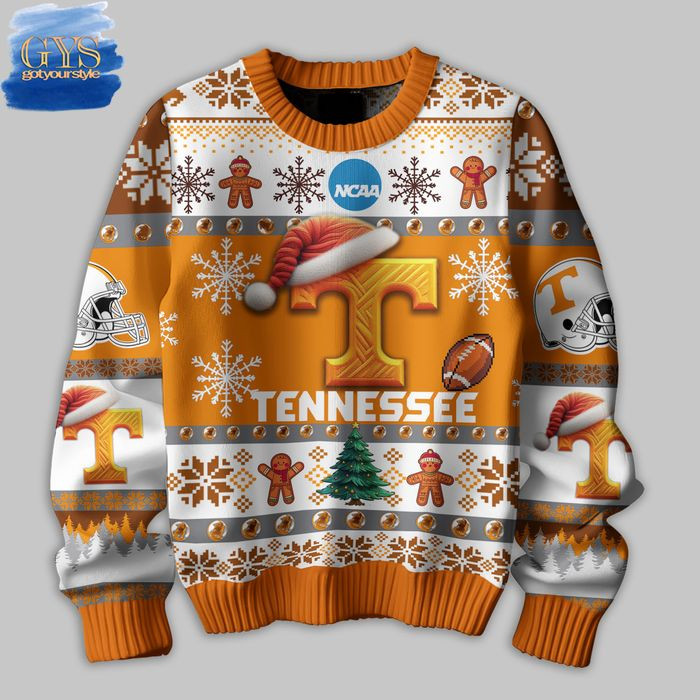 Tennessee Volunteers They Not Like Us Ugly Christmas Sweater , Cozy Soft Unisex Pullover SW0601