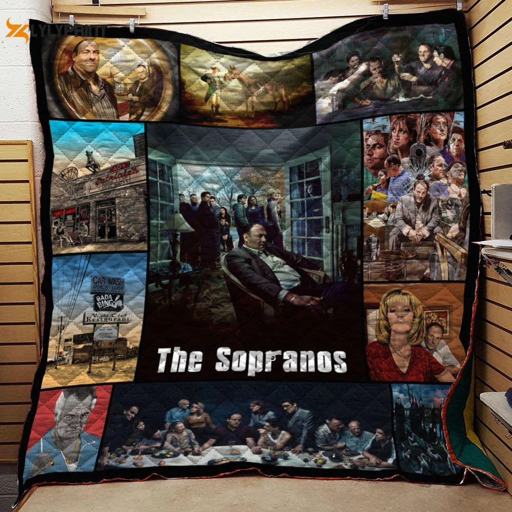 Sopranos Collage 3D Customized Quilt , Soft Quilt, King Size, All Season Cozy Quilt QB0901