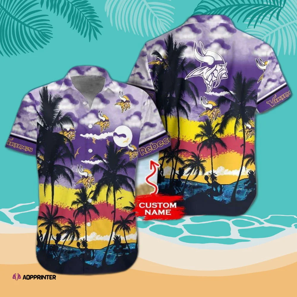 Personalized Minnesota Vikings Hawaiian Shirt HW0601