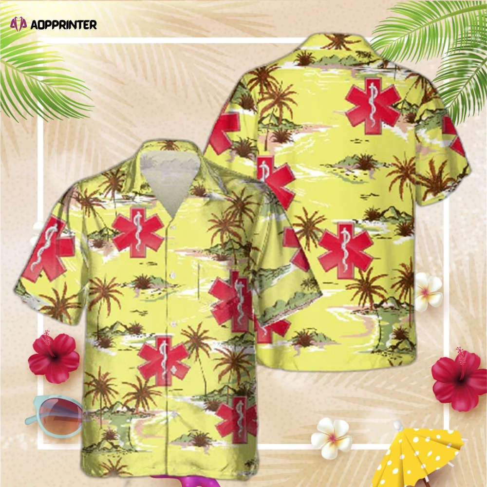 Awesome EMT AOP Pocket Hawaiian Shirt, Gift For Men Women HW0601