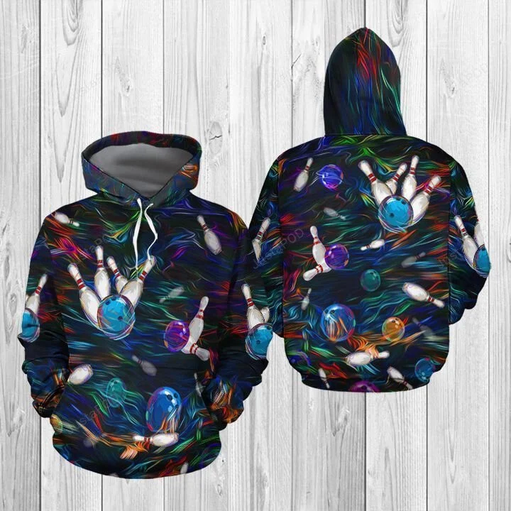 Bowling 3D All Over Print Hoodie, Zip-up Hoodie HZ0501