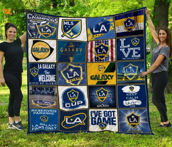 Los Angeles Galaxy 1 Quilt Blanket For Fans Home Decor Gift , Soft Quilt, King Size, All Season Cozy Quilt QB0901