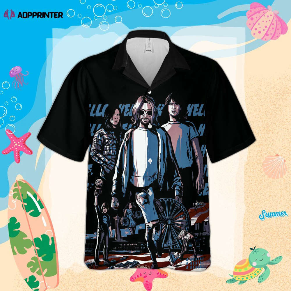 Nirvana Merch Smells Like Teen Spirit Premium Hawaiian Shirt Cuban Shirt HW0601