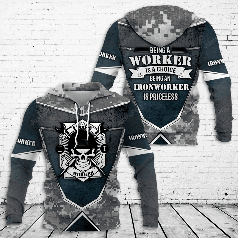 Being An Ironworker 3D All Over Printed Hoodie, Zip- Up Hoodie HZ0501