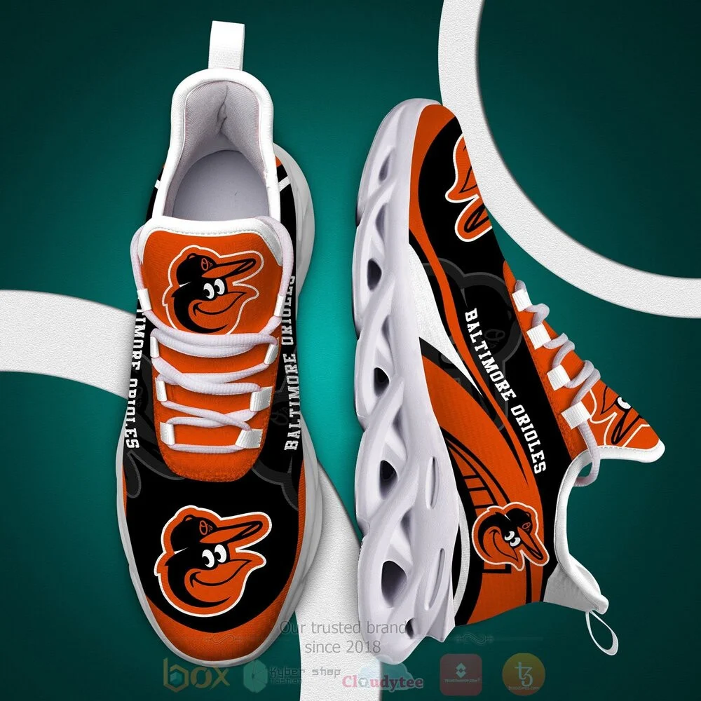MLB Baltimore Orioles Max Soul Shoes V2 Unisex Women Men MS0601
