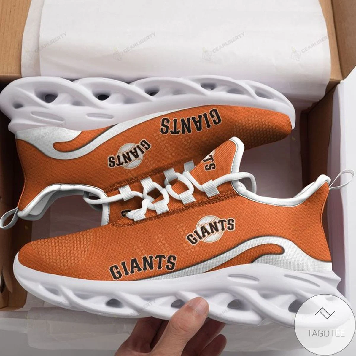 Custom MLB San Francisco Giants Max Soul Shoes V1 Store MS0601