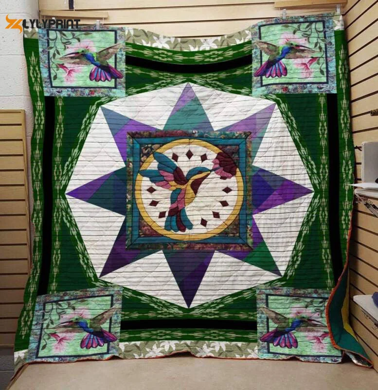 Hippie 3D Customized Quilt Blanket For Fans Home Decor Gift ,  Soft Quilt, King Size, All Season Cozy Quilt QB0901