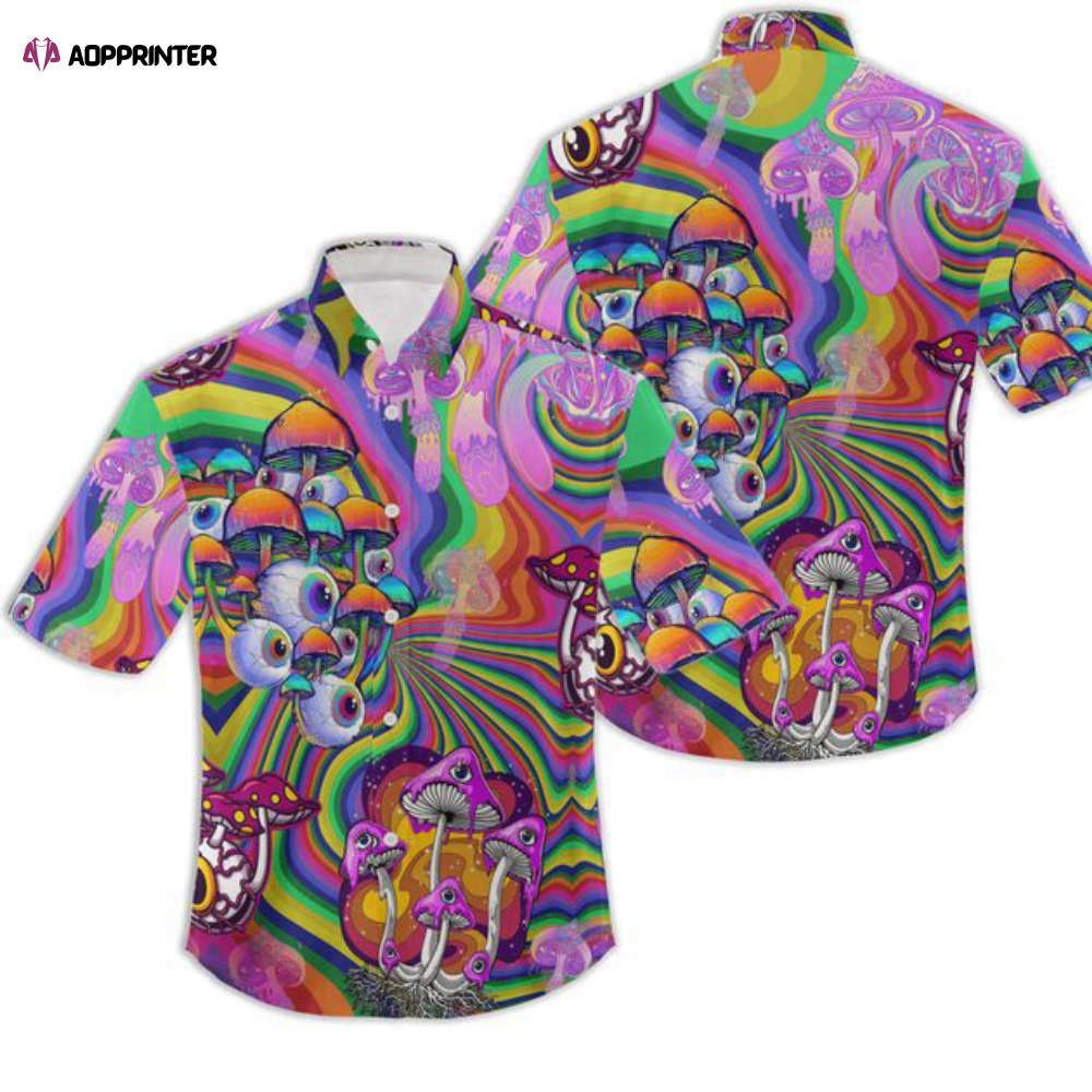Trippy Mushroom Hawaiian Shirt HW0601