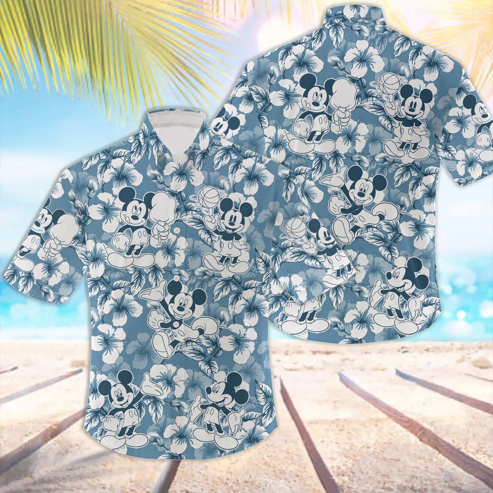 Mickey Mouse Tropical Hawaiian Shirt HW0601