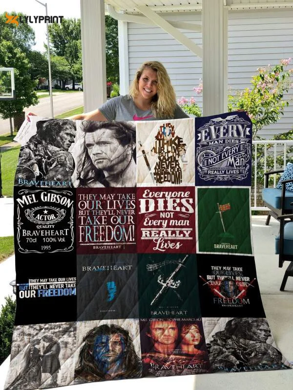 Braveheart 3D Customized Quilt Blanket For Fans Home Decor Gift ,  Soft Quilt, King Size, All Season Cozy Quilt QB0901