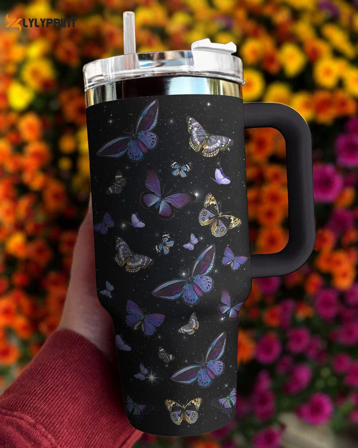 Butterfly Shineful Stanley Tumbler 40oz Twinkle 0501TB40