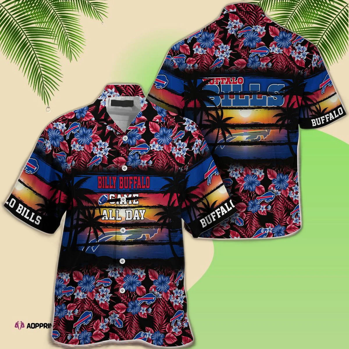 New Buffalo Bills NFL Summer Hawaiian Shirt HW0601