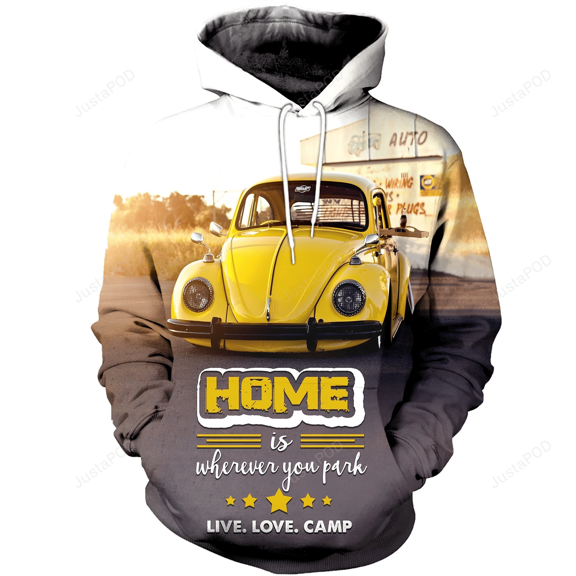 Car 3D All Over Printed Hoodie, Zip- Up Hoodie HZ0501