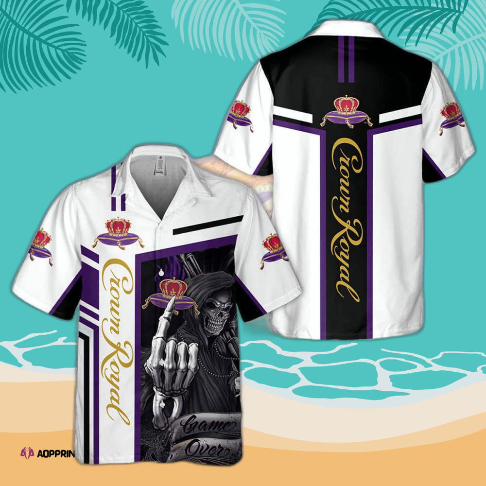Crown Royal Death Game Over Hawaiian Shirt HW0601