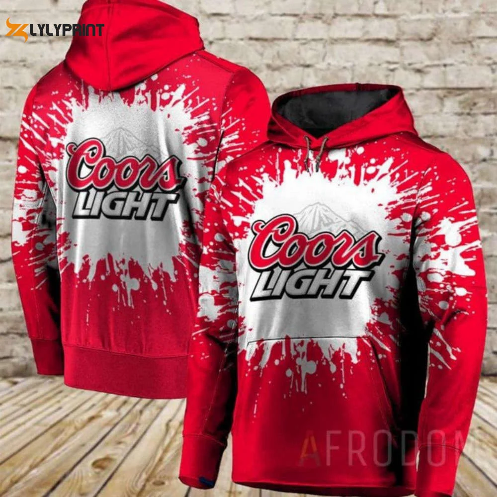 Coors Light 3D All Over Print Hoodie, Zip Hoodie HZ0501