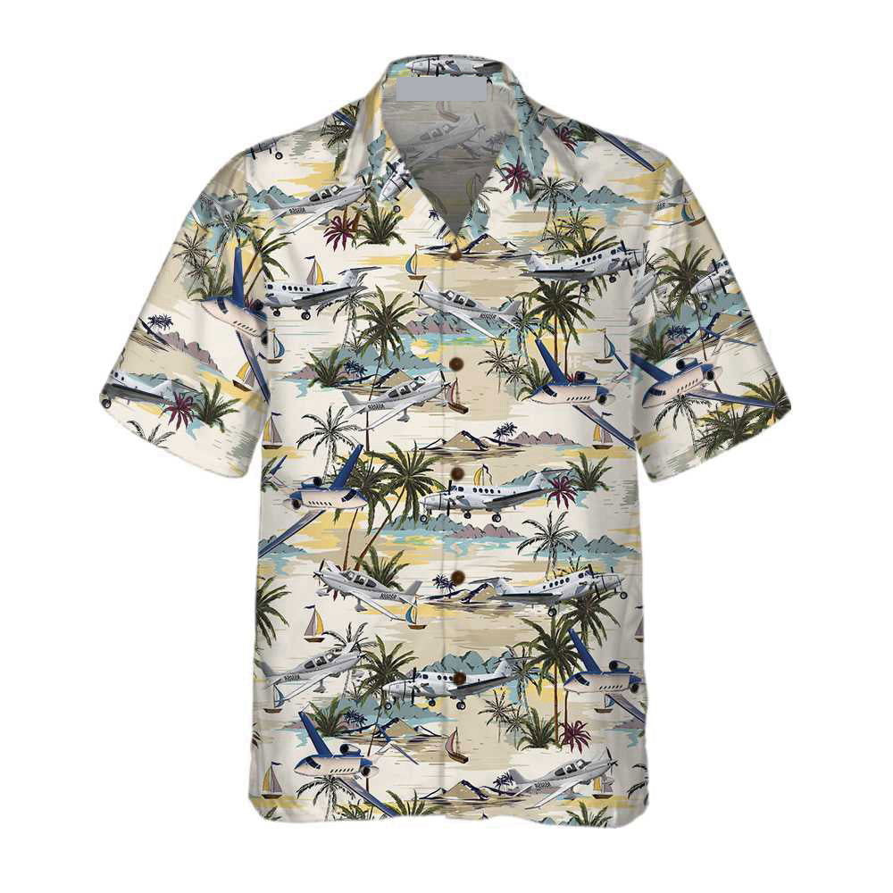 Army Aviation Aircraft Tropical Pattern Hawaiian Shirt HW0601