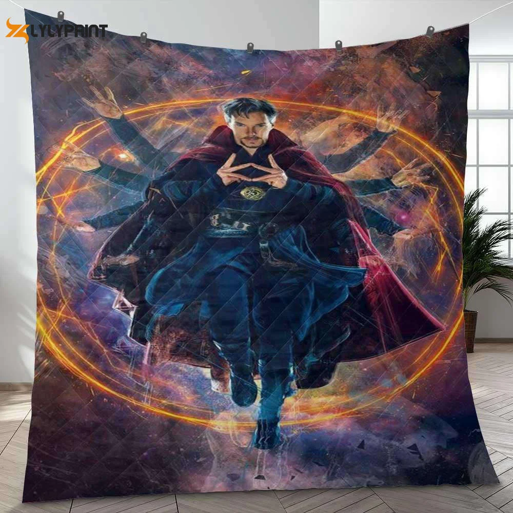 Doctor Strange Marvel Avengers Comics Change Gifts Lover Quilt Blanket For Fans Home Decor Gift ,  Soft Quilt, King Size, All Season Cozy Quilt QB0901
