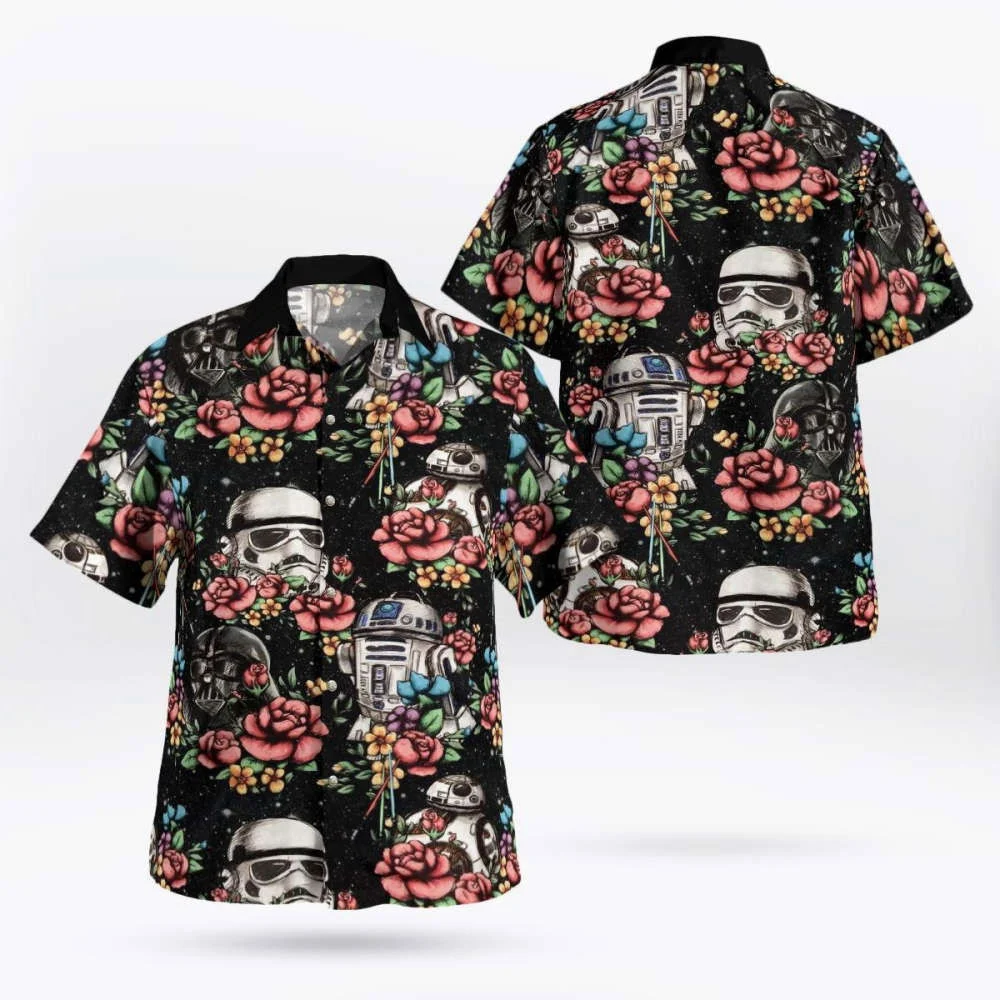 Star Wars Floral Hawaiian Shirt Summer 2023 Hot HW0601