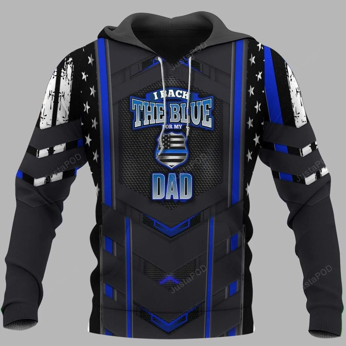 Back The Blue For My Dad 3D All Print Hoodie, Zip- Up Hoodie HZ0501