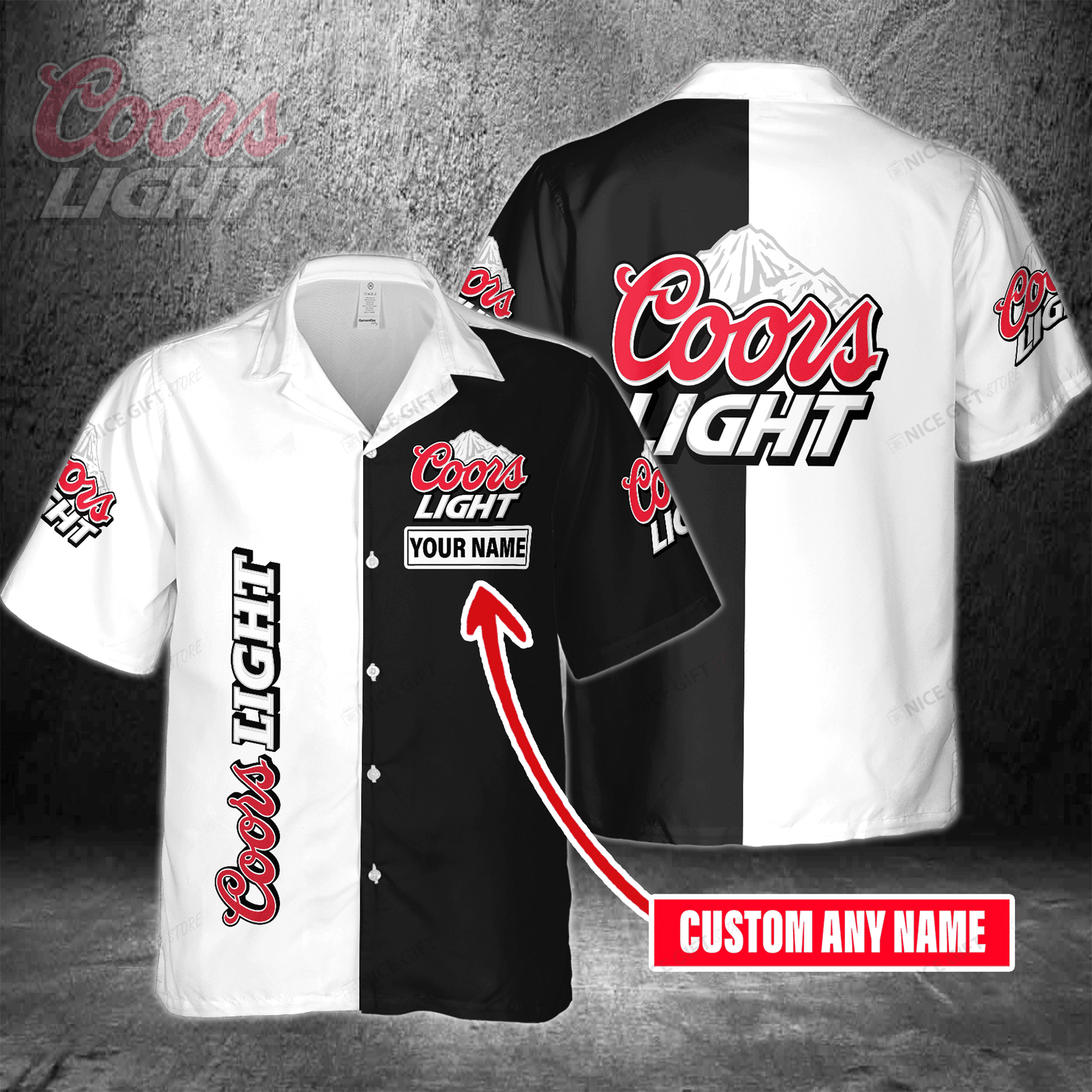 Coors Light Custom Name Hawaiian Shirt For Men And Women HW0601
